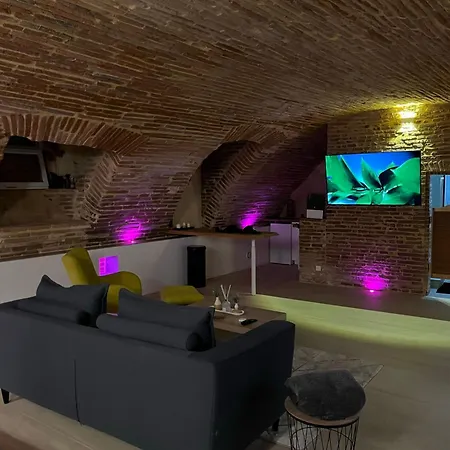 Cocon Romantique Avec Sauna Voute Toulousaine דירה